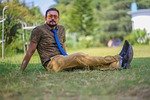 asian man, lawn, garden, man, pakistani man, swat valley, outdoors, nature, park